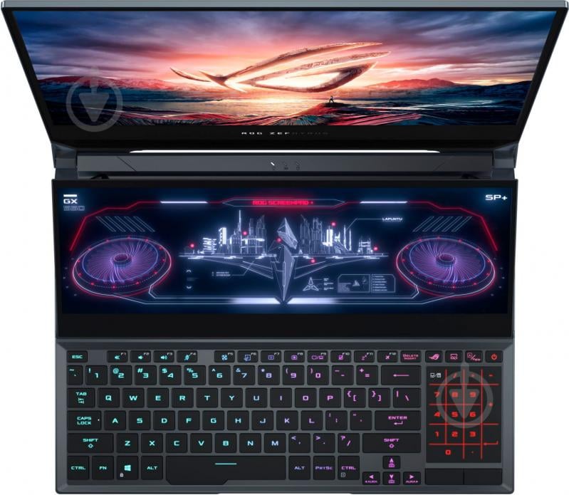 Ноутбук Asus ROG Zephyrus Duo 15 GX550LWS-HF096T 15,6" (90NR02Y1-M02210) metal grey - фото 3