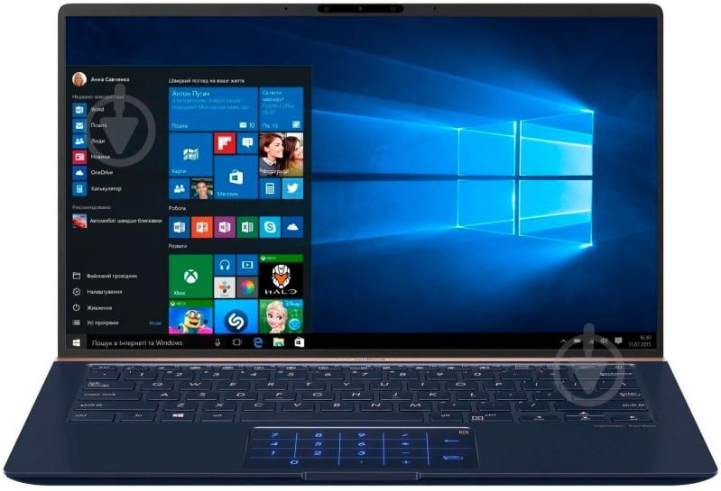 Ноутбук Asus ZenBook UX433FQ-A5032T 14" (90NB0RM5-M00440) royal blue - фото 1