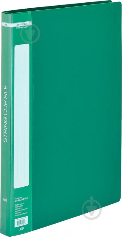 Папка A4 со скорошивателем зеленая Buromax BM.3407-04 - фото 1 Папка A4 со скорошивателем зеленая Buromax BM.3407-04 - фото 1