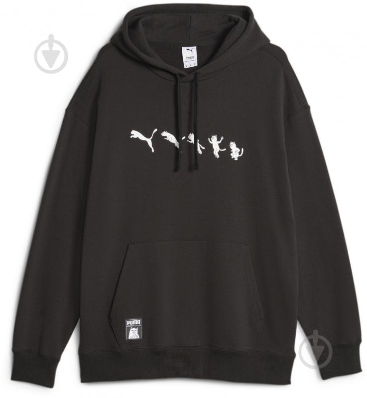 Джемпер Puma PUMA X RIPNDIP HOODIE TR 62219701 р.M черный - фото 1 Джемпер Puma PUMA X RIPNDIP HOODIE TR 62219701 р.M черный - фото 1