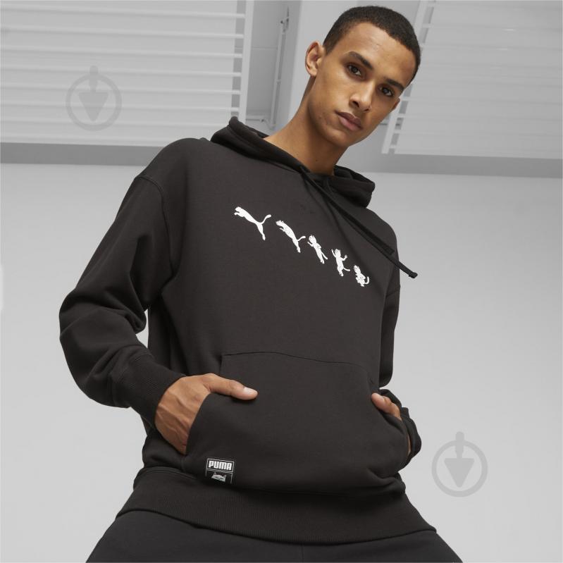 Джемпер Puma PUMA X RIPNDIP HOODIE TR 62219701 р.M черный - фото 3 Джемпер Puma PUMA X RIPNDIP HOODIE TR 62219701 р.M черный - фото 3