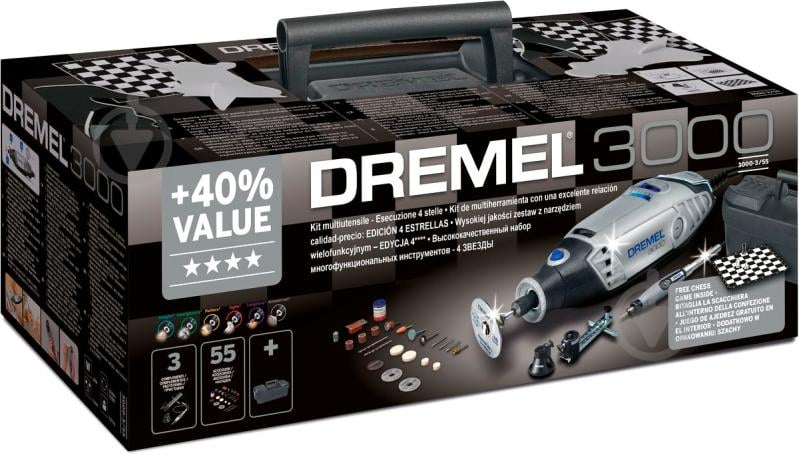 Шліфувально-гравірувальний пристрій Dremel 3000 X-Mas F0133000ML - фото 24