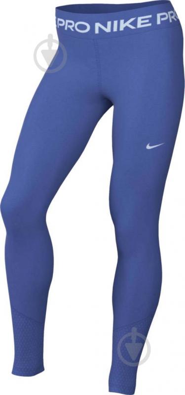 Лосины Nike W NP DF MR TIGHT NVTY FB5687-413 р.S синий - фото 7