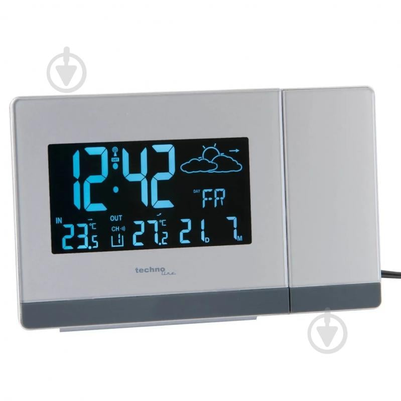 Часы проекционные Technoline White (WT549) - фото 2