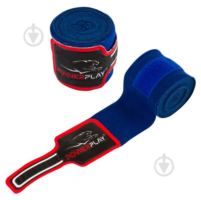 Боксерские бинты PowerPlay уни. синие 400 см PP_3046_Blue - фото 5 Боксерские бинты PowerPlay уни. синие 400 см PP_3046_Blue - фото 5