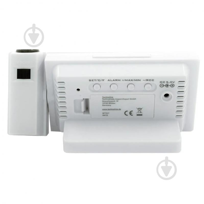 Часы проекционные Technoline White (WT537) - фото 4 Часы проекционные Technoline White (WT537) - фото 4