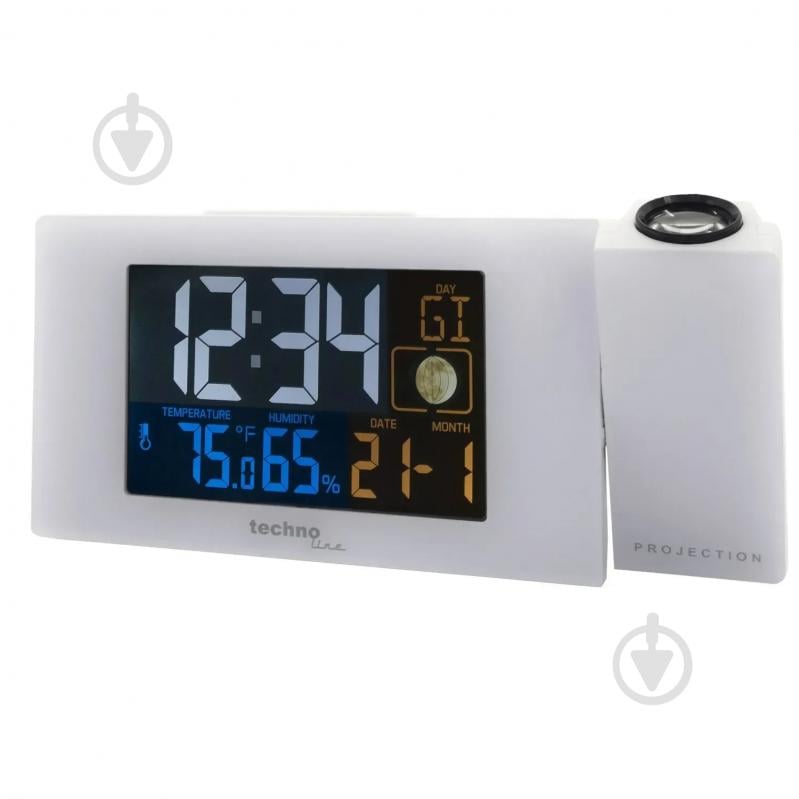Часы проекционные Technoline White (WT537) - фото 2 Часы проекционные Technoline White (WT537) - фото 2