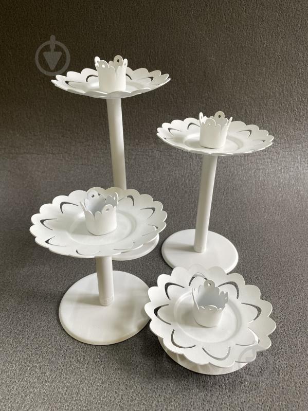 Свічник-трансформер 6 в 1 №1 18 см білий - фото 3 Свічник-трансформер 6 в 1 №1 18 см білий - фото 3