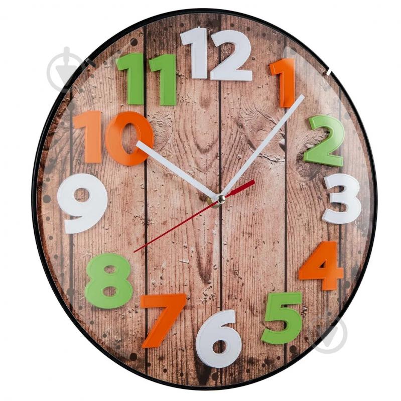 Часы настенные Wood Brown (WT7435) Technoline - фото 3