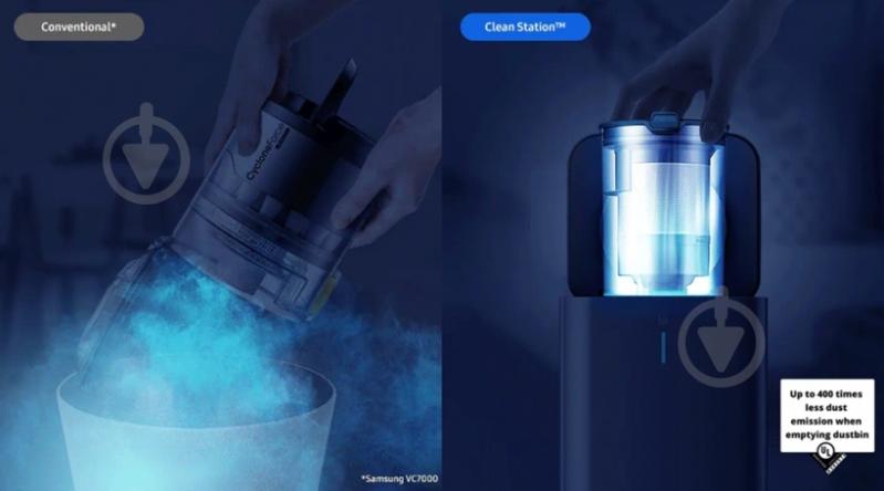 Станция для очистки пылесоса Samsung VCA-SAE90A/EV насадка для пылесоса - фото 6 Станция для очистки пылесоса Samsung VCA-SAE90A/EV насадка для пылесоса - фото 6