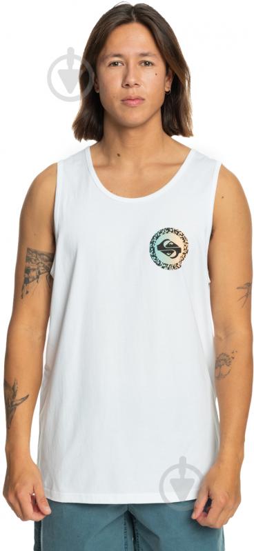 Футболка Quiksilver LONG FADE TANK EQYZT07663-WBB0 р.2XL белый - фото 1