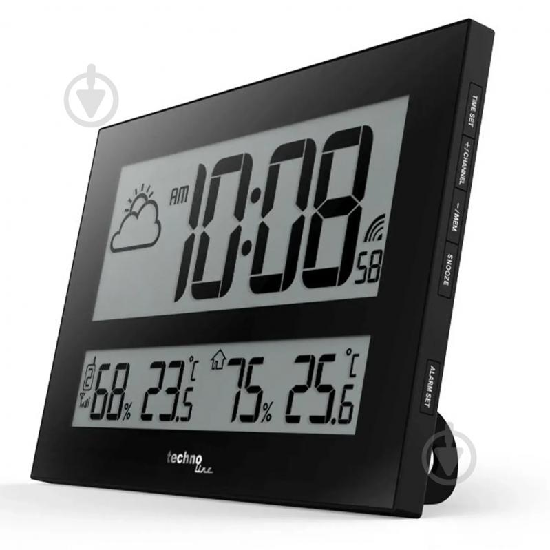 Годинник настінний Black (WS8011) Technoline - фото 3 Годинник настінний Black (WS8011) Technoline - фото 3