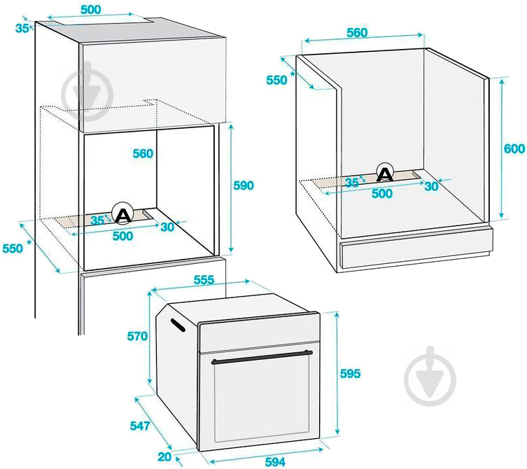 Духова шафа Beko BIM24300WS - фото 3