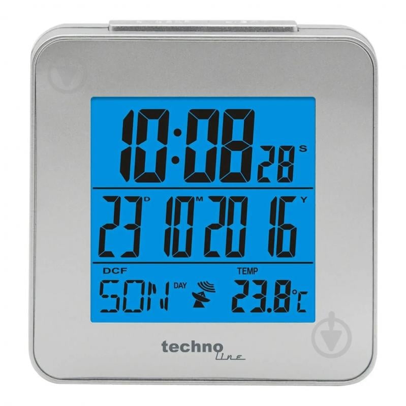 Годинник настільний WT268 Silver Technoline - фото 1