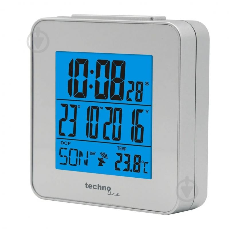 Годинник настільний WT268 Silver Technoline - фото 2