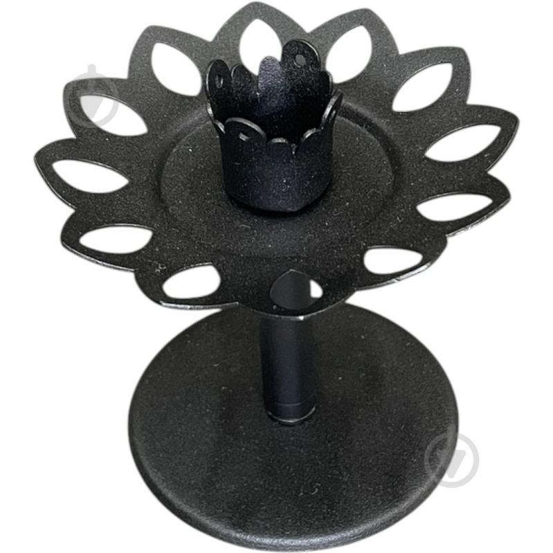 Подсвечник-трансформер 6 в 1 №5 10 см черный - фото 1 Подсвечник-трансформер 6 в 1 №5 10 см черный - фото 1