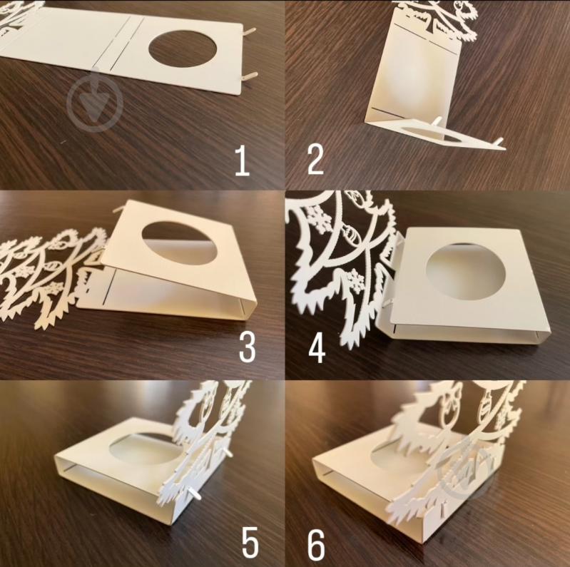 Подсвечник на 3 свечи «Санта на санях» черный - фото 4