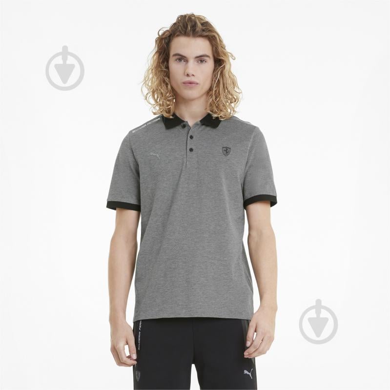 Поло Puma Ferrari Style 2-tone Polo 59987801 р.2XL черный - фото 1