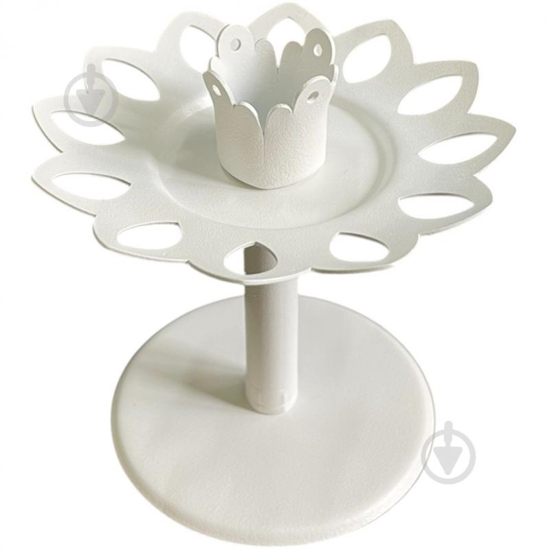 Подсвечник-трансформер 6 в 1 №5 10 см белый - фото 1 Подсвечник-трансформер 6 в 1 №5 10 см белый - фото 1