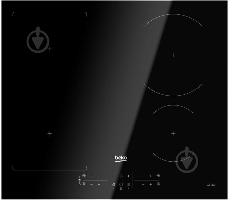 Варильна поверхня індукційна Beko HII64201FHT - фото 1 Варильна поверхня індукційна Beko HII64201FHT - фото 1