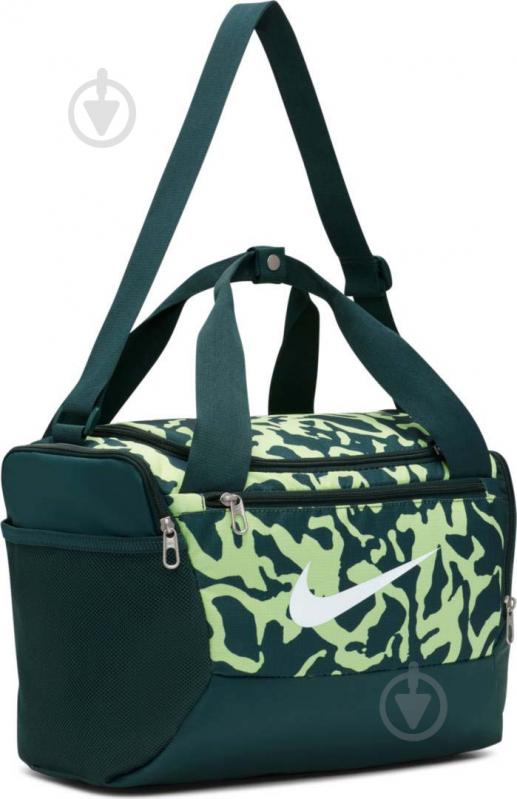 Сумка Nike BRASILIA Duffel Bag FB2830-328 25 л темно-зеленый - фото 3