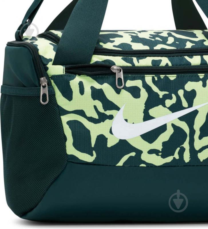 Сумка Nike BRASILIA Duffel Bag FB2830-328 25 л темно-зеленый - фото 7