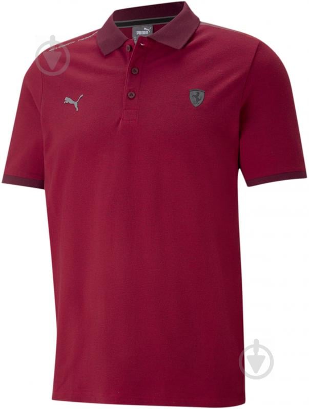 Поло Puma Ferrari Style 2-tone Polo 59987802 р.M красный - фото 2