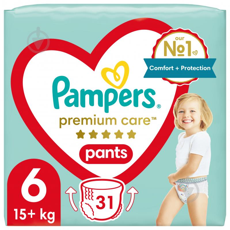 Подгузники-трусики Pampers Premium Care 6 15+ кг 31 шт. - фото 1