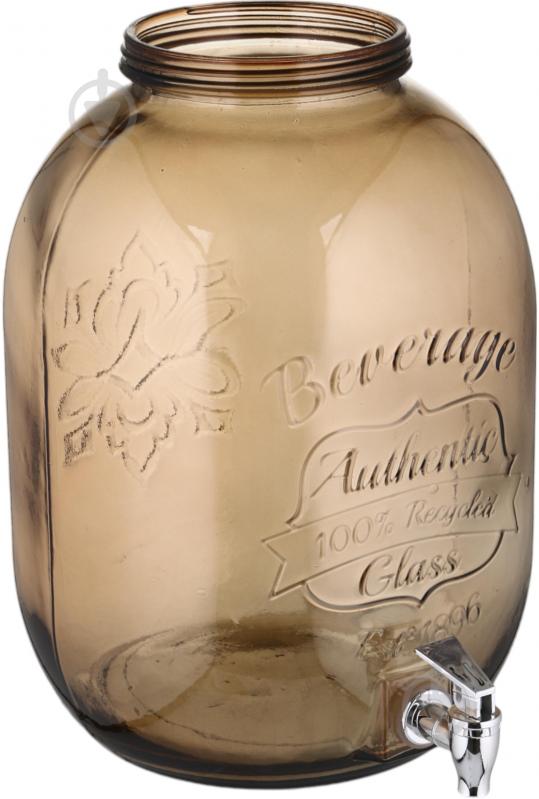 Диспенсер San Miguel з кришкою та краном коричневий Authentic 12,5 л 5294DB04 - фото 3