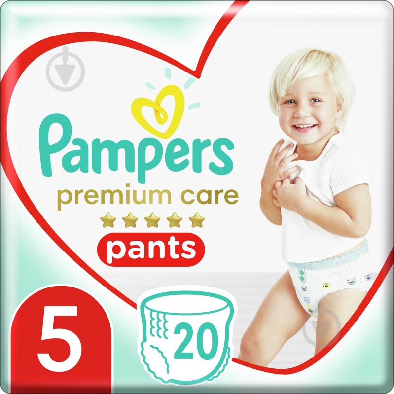 Подгузники-трусики Pampers Premium Care 5 12-17 кг 20 шт. - фото 1