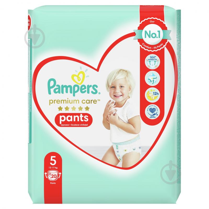 Подгузники-трусики Pampers Premium Care 5 12-17 кг 20 шт. - фото 2