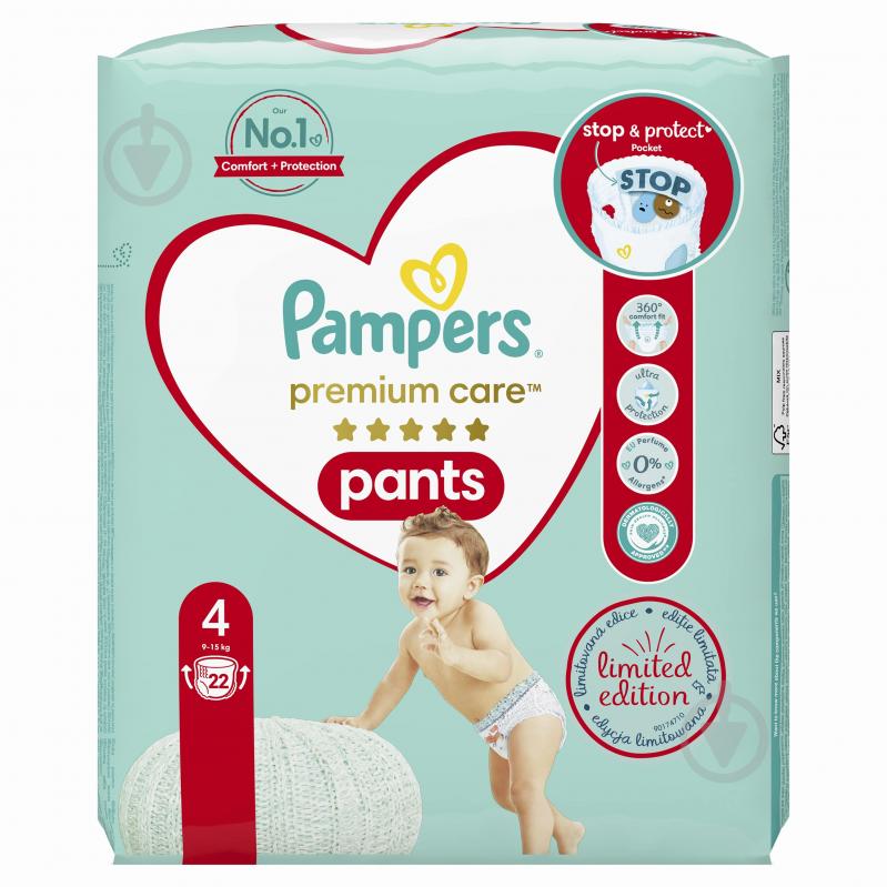 Подгузники-трусики Pampers Premium Care 4 9-15 кг 22 шт. - фото 3