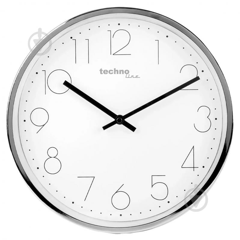 Годинник настінний WT7210 White/Silver Technoline - фото 1