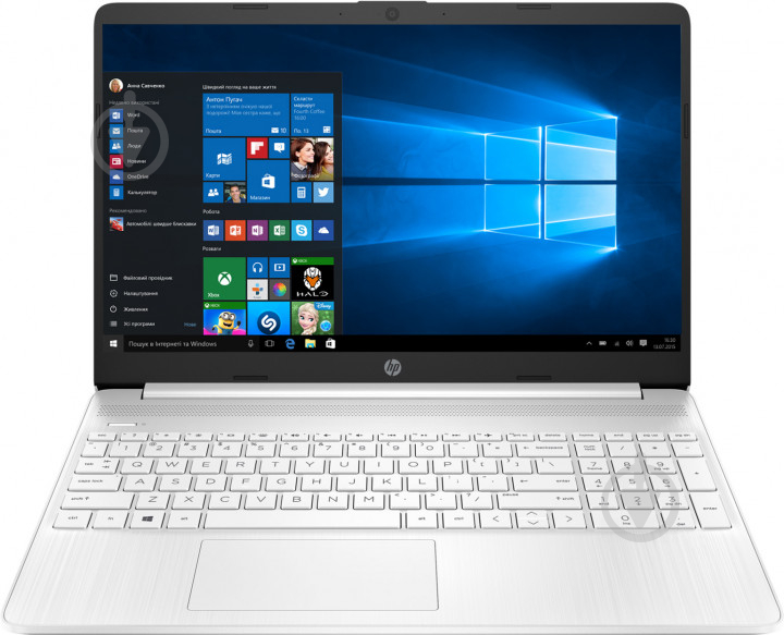 Ноутбук HP Laptop 15s-eq1048ur 15,6" (1U3F4EA) silver - фото 1