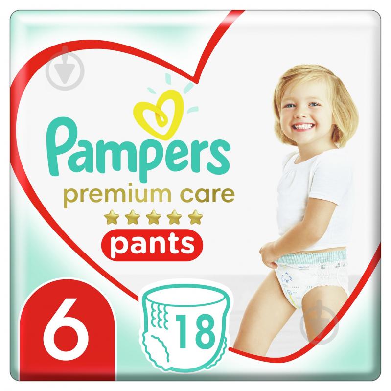 Підгузки-трусики Pampers Premium Care 6 15+ кг 18 шт. - фото 1