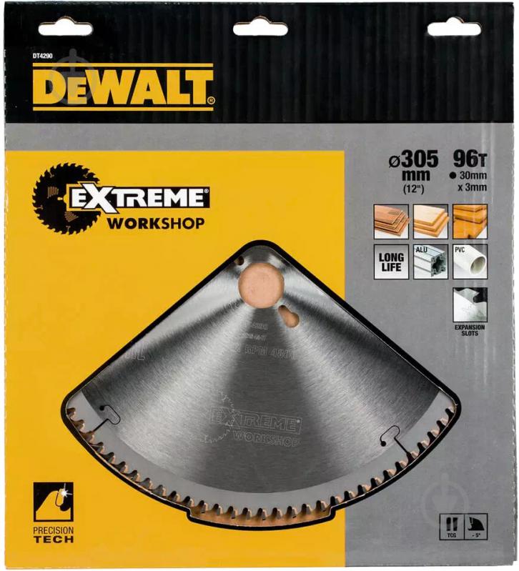 Пиляльний диск DeWalt Extreme Workshop 305x30x2,2 Z96 DT4290 - фото 2