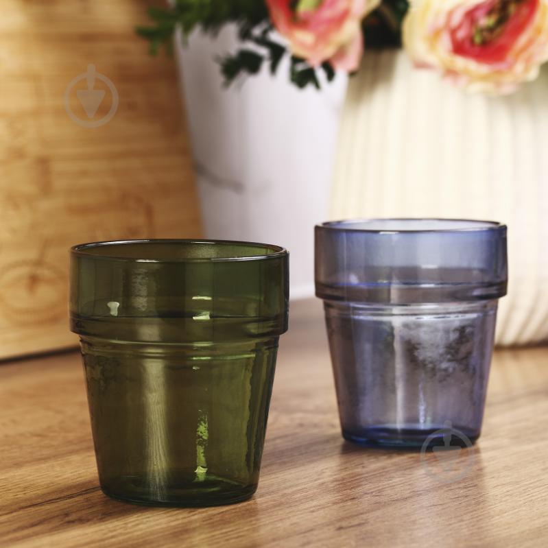 Стакан низкий San Miguel Floe зеленый 2427DB622 230 мл 1 шт. - фото 4 Стакан низкий San Miguel Floe зеленый 2427DB622 230 мл 1 шт. - фото 4