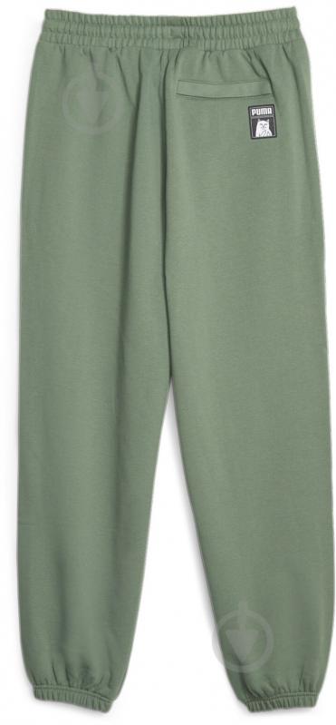 Брюки Puma PUMA X RIPNDIP SWEATPANTS TR 62219944 р. M зеленый - фото 2