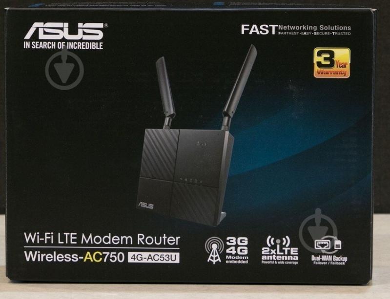 Wi-Fi-роутер Asus 4G-AC53U - фото 5 Wi-Fi-роутер Asus 4G-AC53U - фото 5