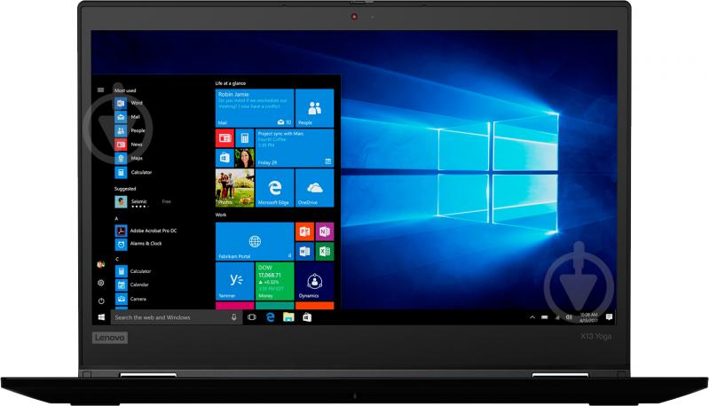 Ультрабук Lenovo ThinkPad X13 Yoga Gen 1 13,3" (20SX001DRT) black - фото 2