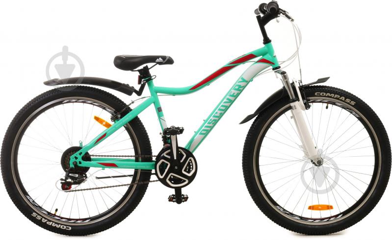 Велосипед Discovery 26" 16"(41 см) TREK OPS-DIS-26-543 бірюзовий - фото 1