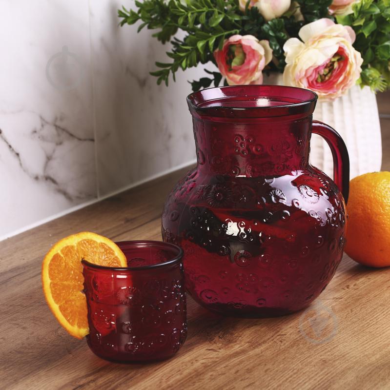 Склянка низька San Miguel Flora ягідна 2325DB219 300 мл 1 шт. - фото 3 Склянка низька San Miguel Flora ягідна 2325DB219 300 мл 1 шт. - фото 3