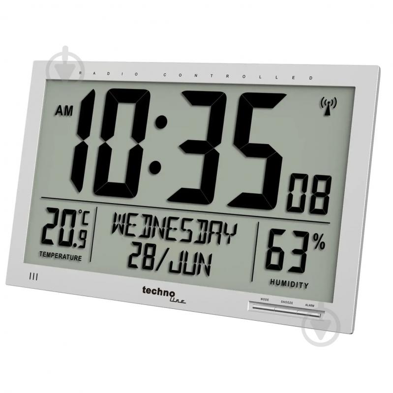 Годинник настінний WS8013 Silver Technoline - фото 2 Годинник настінний WS8013 Silver Technoline - фото 2