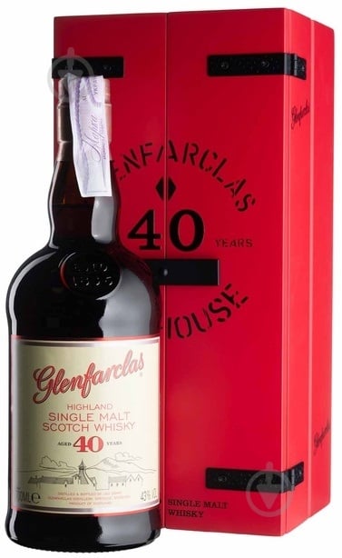 Віскі Glenfarclas односолодовий "Glenfarclas 40yo" 0,7 л - фото 1