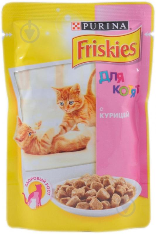Корм Friskies Friskies Кitten з куркою 12194482 100 г - фото 1 Корм Friskies Friskies Кitten з куркою 12194482 100 г - фото 1