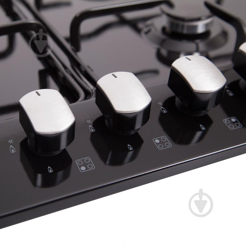 Варочная поверхность газовая Pyramida PFE 644 black - фото 6