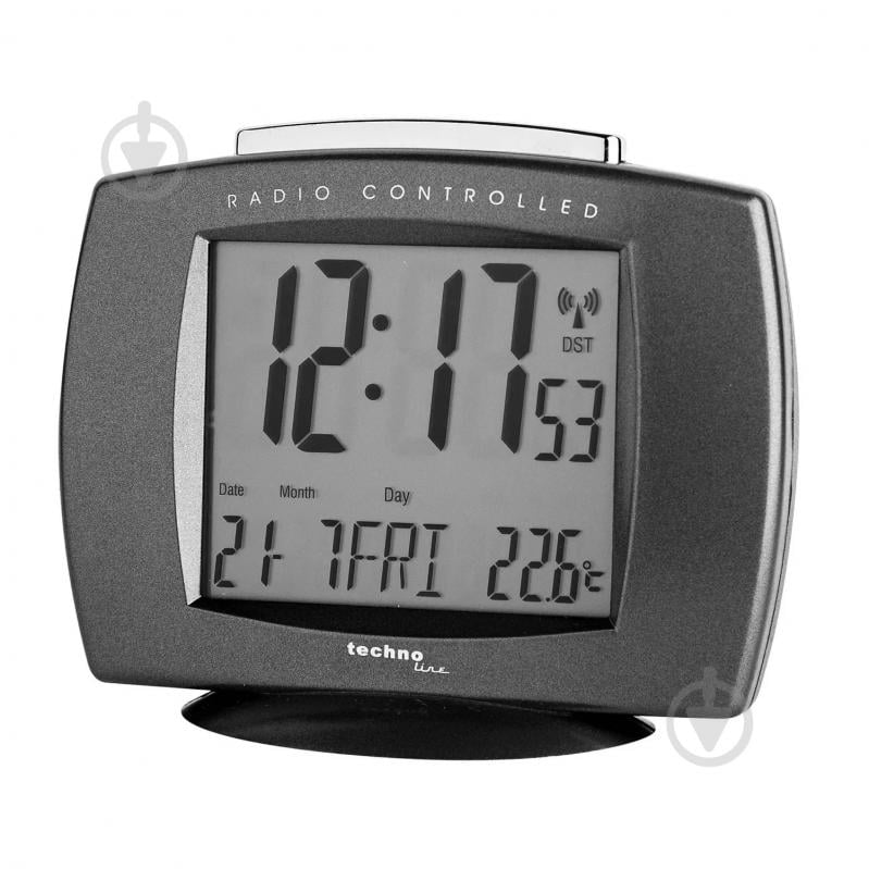 Годинник настільний WT189 Anthracite Technoline - фото 1 Годинник настільний WT189 Anthracite Technoline - фото 1