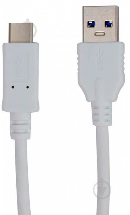 Кабель Greenwave USB Type-C – USB 3.0 1 м білий (DC-TC-103TR, white) - фото 1