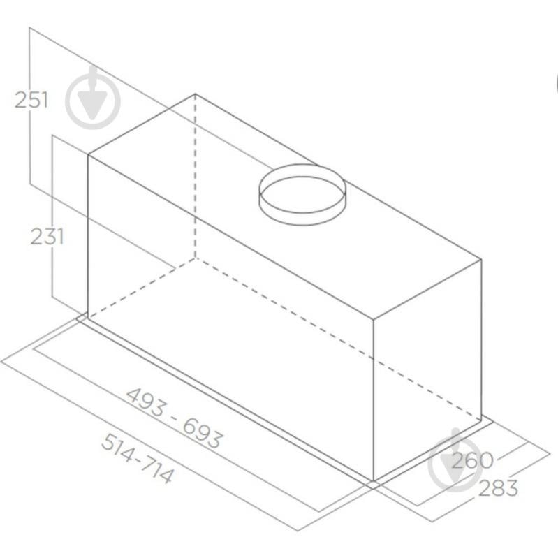 Витяжка Elica FOLD GR/A/72 - фото 3