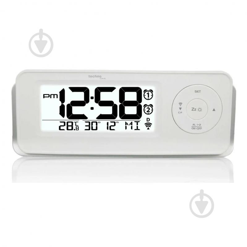 Часы настольные WT498 White Technoline - фото 1 Часы настольные WT498 White Technoline - фото 1